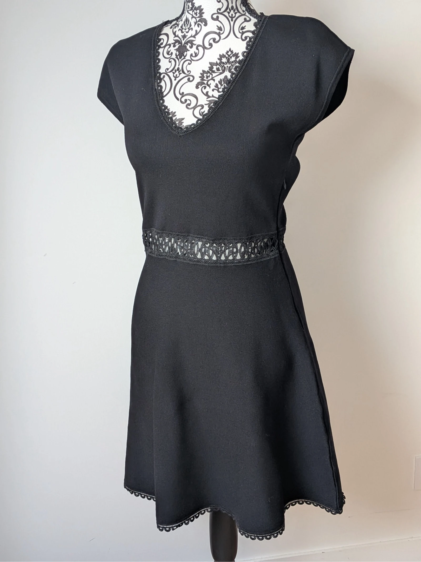 Robe Morgan preta estilo trapézio tamanho 36 S 💝 – photo 2